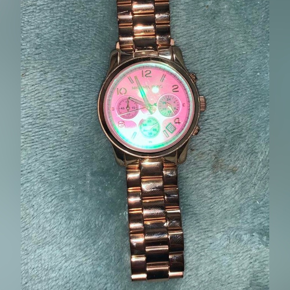 Michael Kors Parker Multi-Function Rose Gold-Tone… - image 3